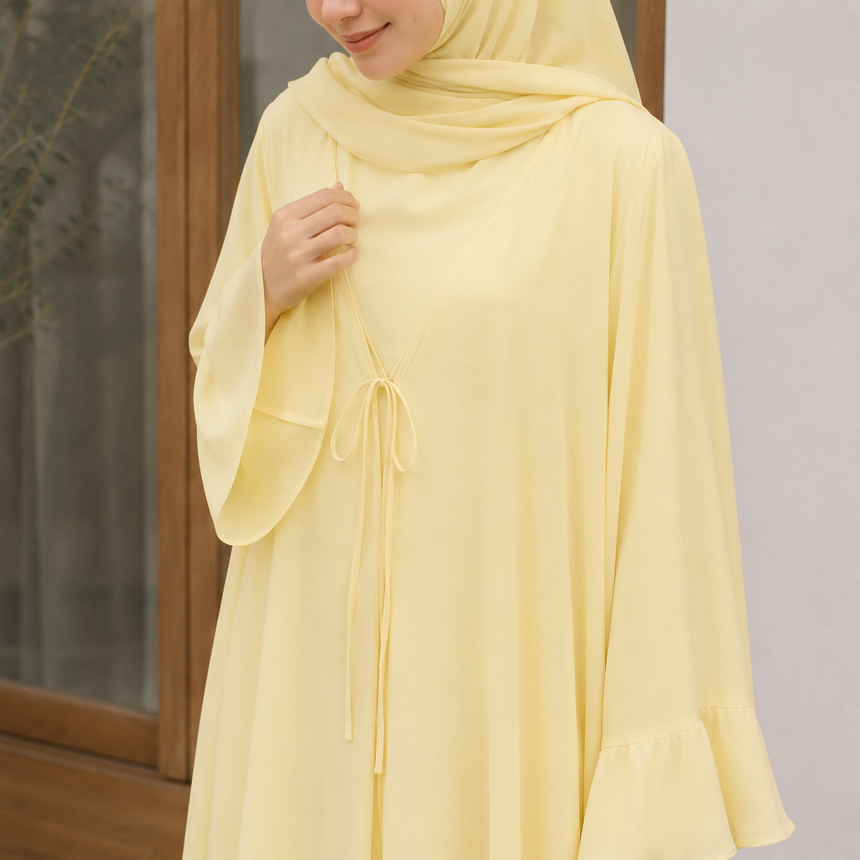 AMMO Dress Butter Yellow - Gambar 4