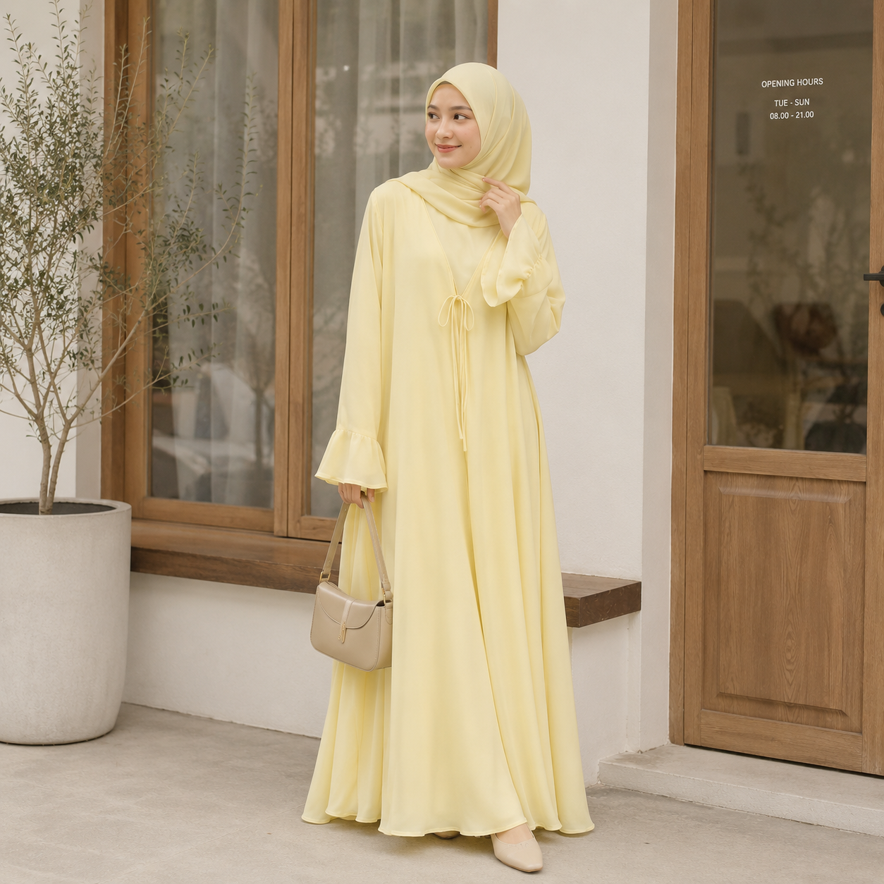 AMMO Dress Butter Yellow