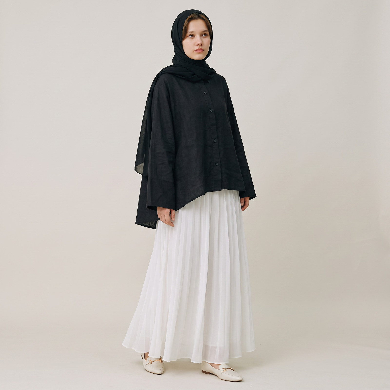 KALEA Skirt – Double Layer Flowy - Gambar 5