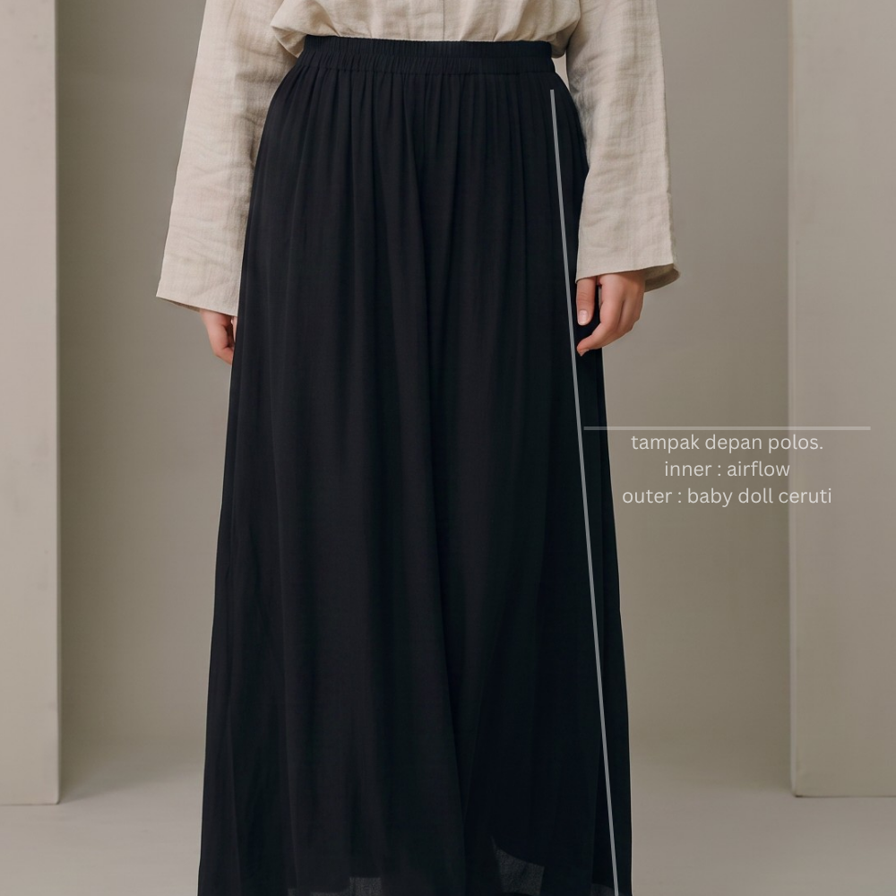 KALEA Skirt – Double Layer Flowy - Gambar 7