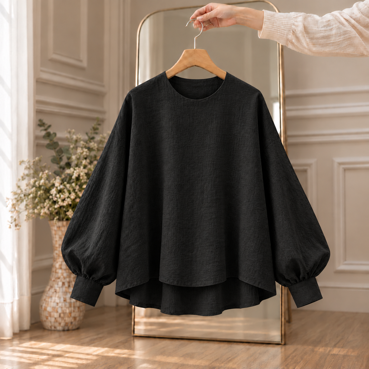 BIANCA Linen Shirt – Kemeja Wanita Linen Rami Premium - Gambar 3