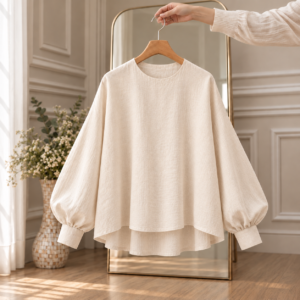 BIANCA Linen Shirt – Kemeja Wanita Linen Rami Premium